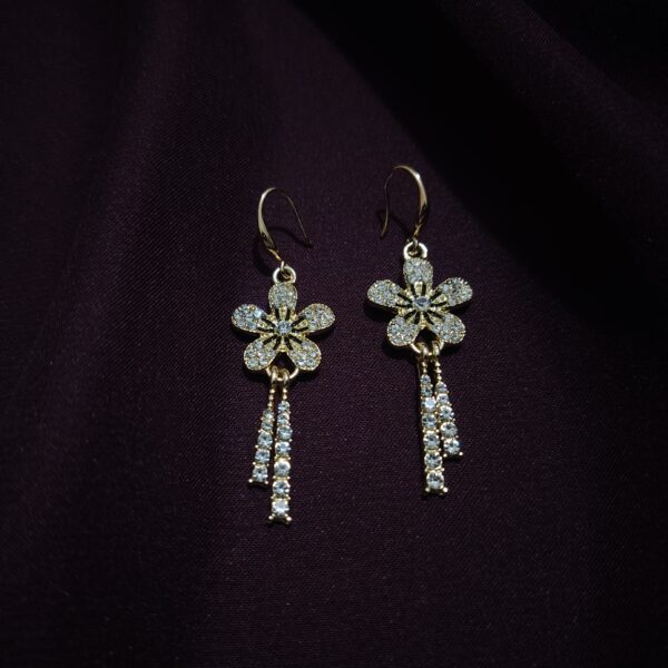 Trendy Sparkling Rhinestone Earring - Image 2