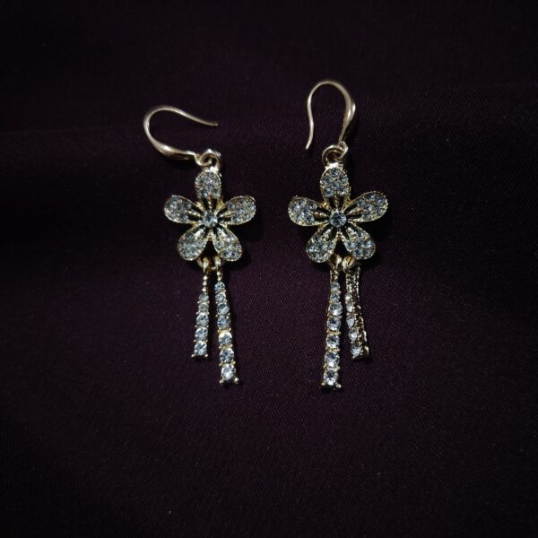 Trendy Sparkling Rhinestone Earring - Image 4
