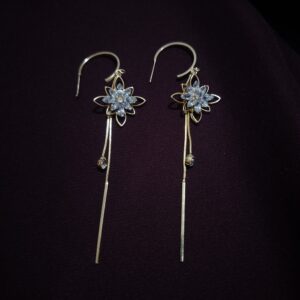 Snowflake Flower Stud Earring
