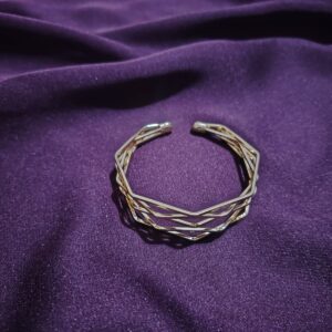 Polygon Shaped Golden Bangle