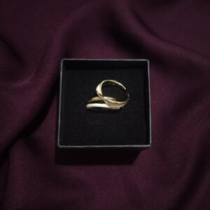 Golden Ring Set – Cross Knot 2 piece Set