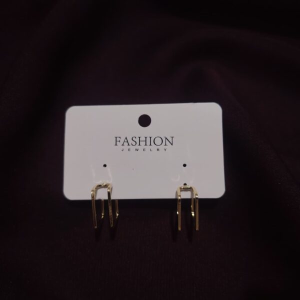 Elegant geometric earrings - Image 4