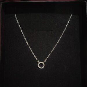 Minimalist Single Loop Golden Necklace