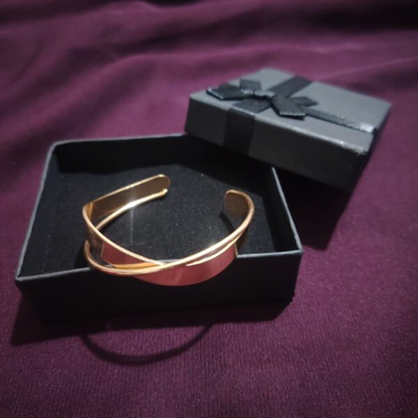 Boho Chic Open Cuff Bracelet - Image 2